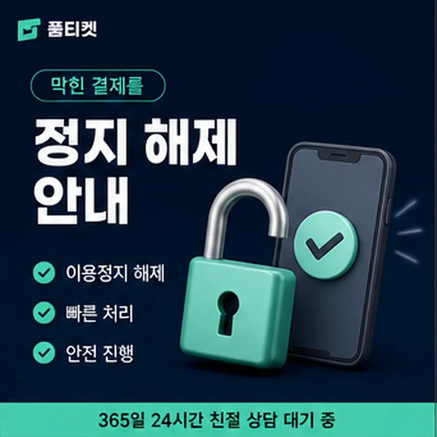 품티켓 페이코 회선의 소액결제 미납 미납 항목 구분 안내 이미지